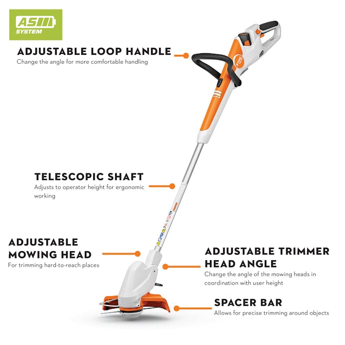 STIHL® FSA30 230 mm 10V Battery Grass Trimmer with Battery (FA10-011-5711-US)